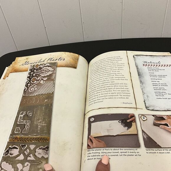 Plaster Studio Mixed Media Techniques Painting Casting and Sculpting Book - Picture 13 of 16